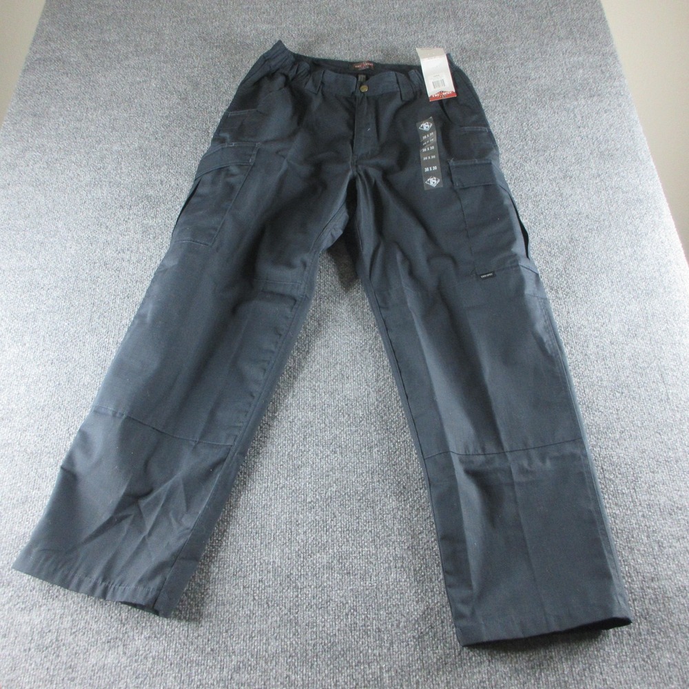 TRU-SPEC Cargo Pants Mens 32x30 Blue Tactical Utility Straight Leg Workwear